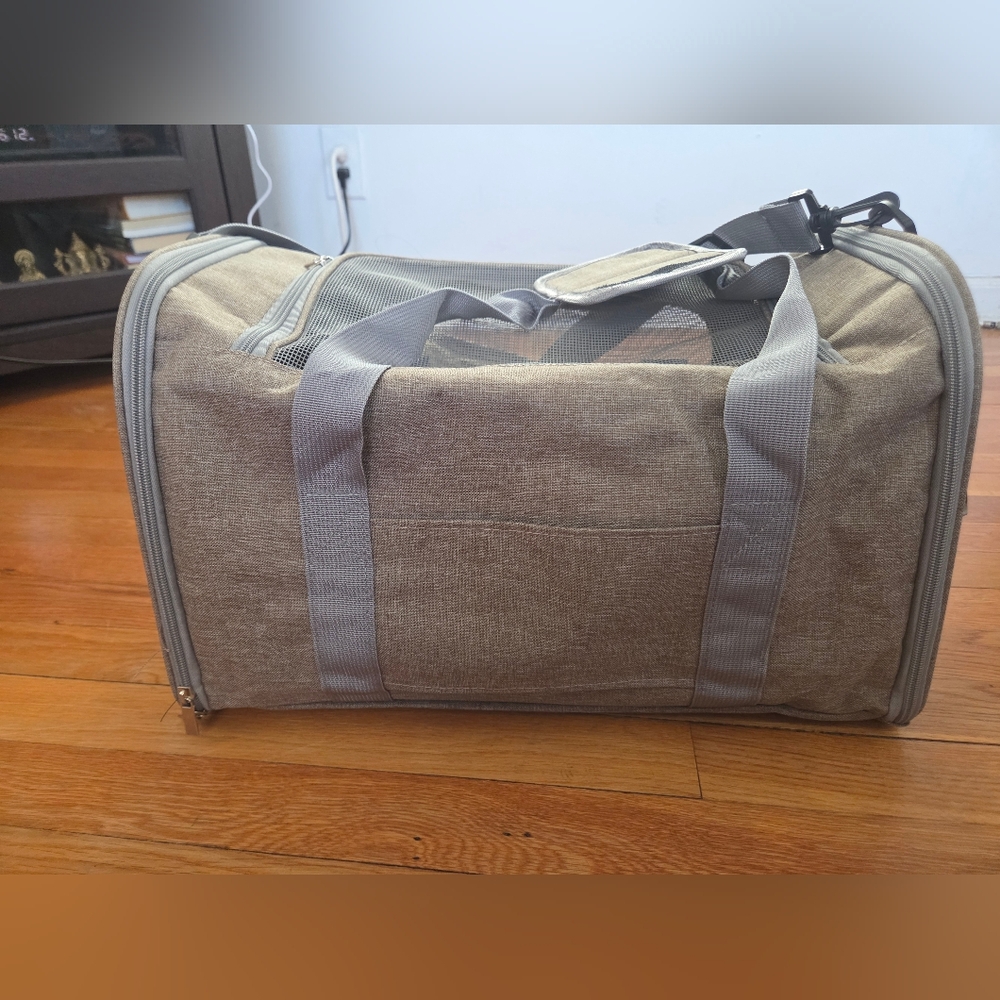 Gray Pet Travel Bag